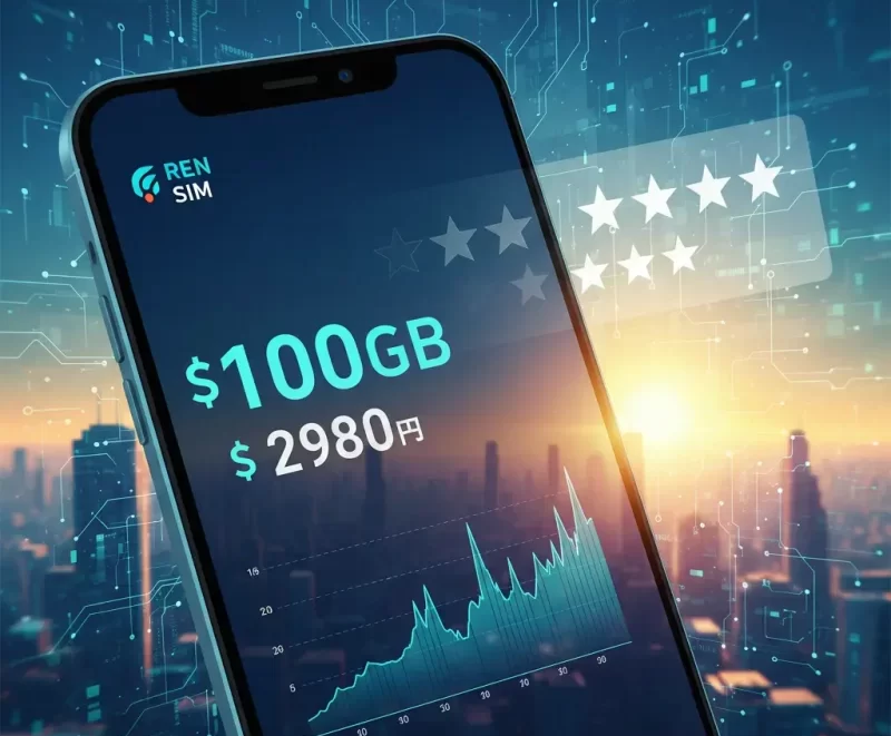 REN SIMの評判は？100GB月2980円の実力と注意点を徹底解説